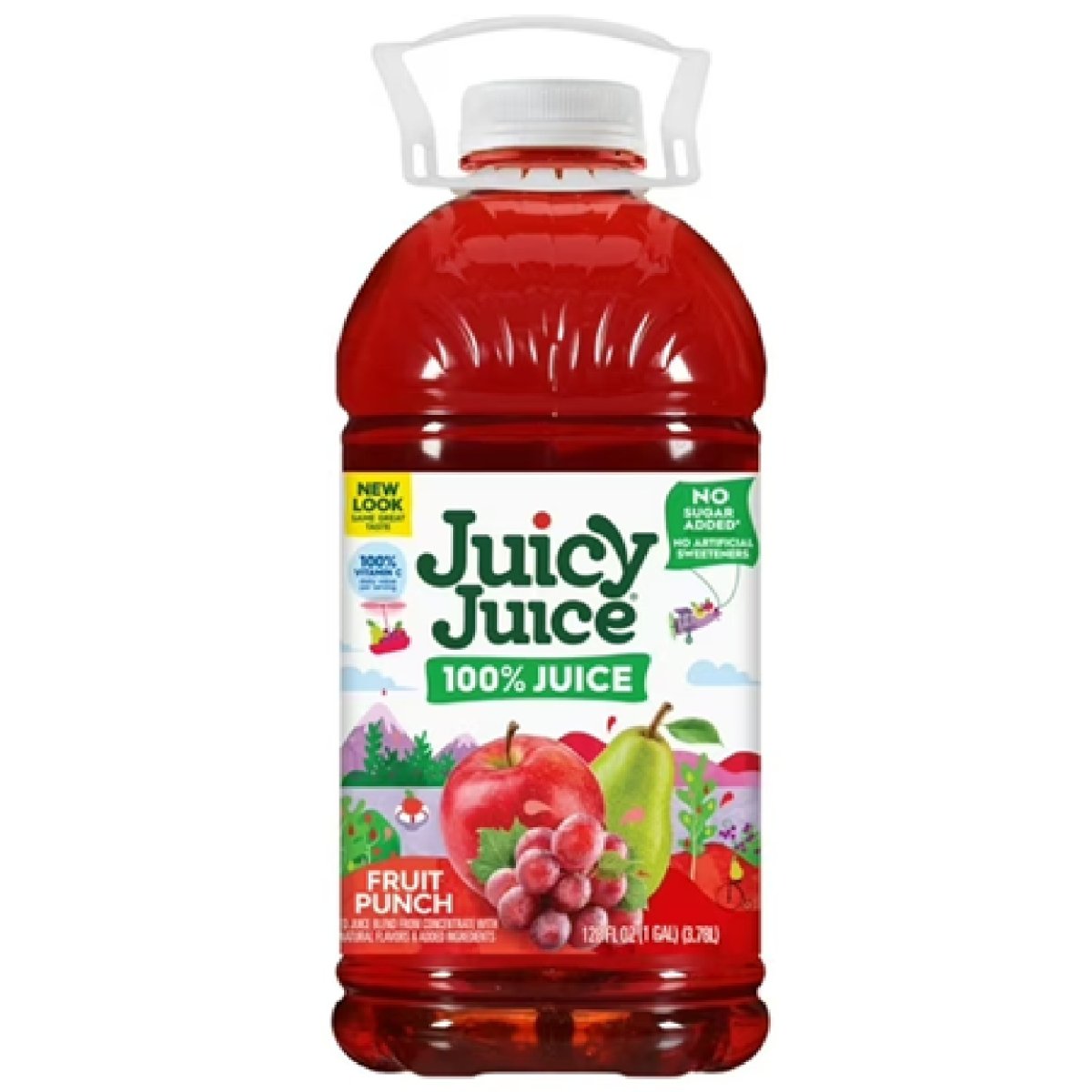 Juicy Juice 100% Juice, Fruit Punch, 128 fl oz Bottle