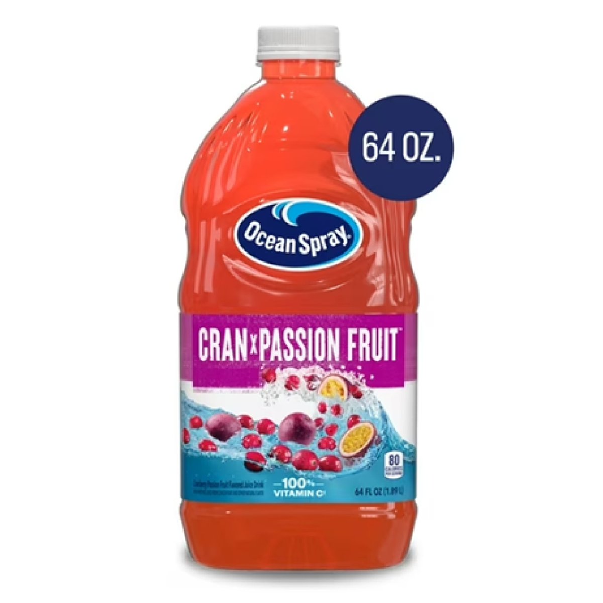 Ocean Spray Cran X Passion Fruit™ Juice Drink – 64 oz Bottle