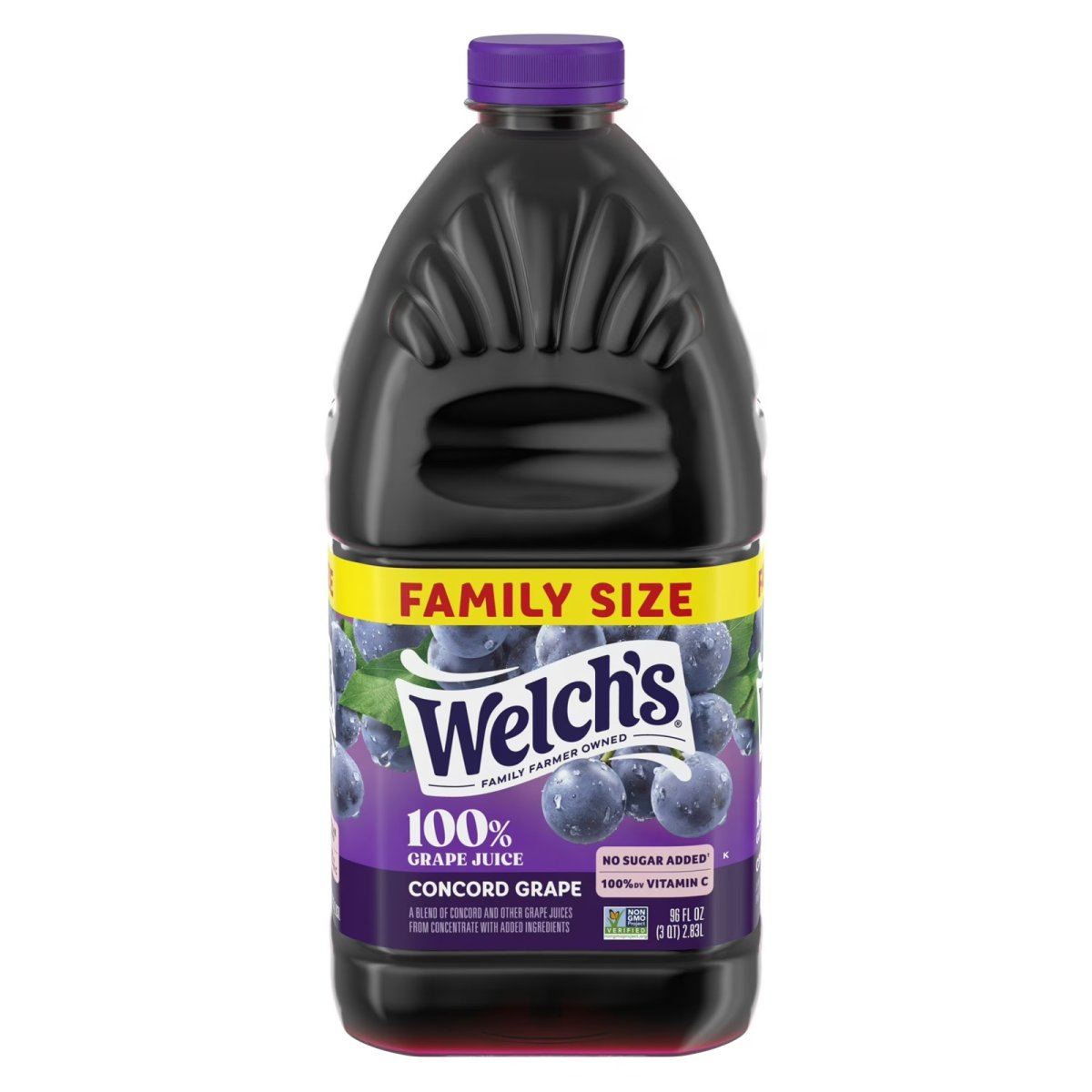 Welch's 100% Upe Juice, Concord Grape, 96 fl oz Bottle