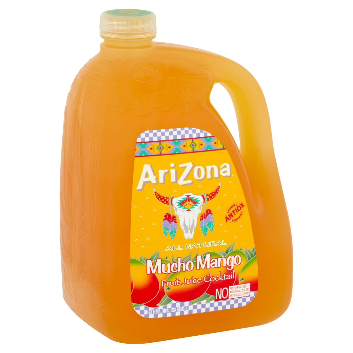 AriZona Kiwi Mucho Mango Cocktail Juice, 128 Fl. Oz.