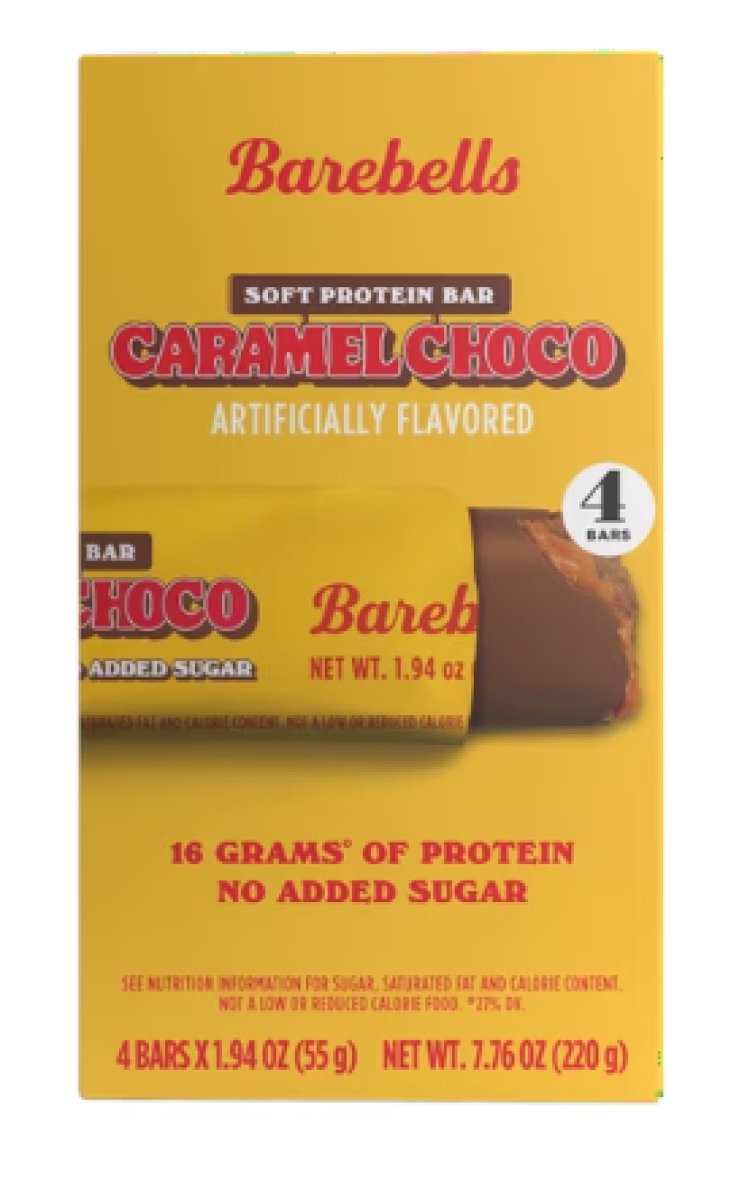 Barebells Chocolate Caramel Protein Bar 55g 4 units