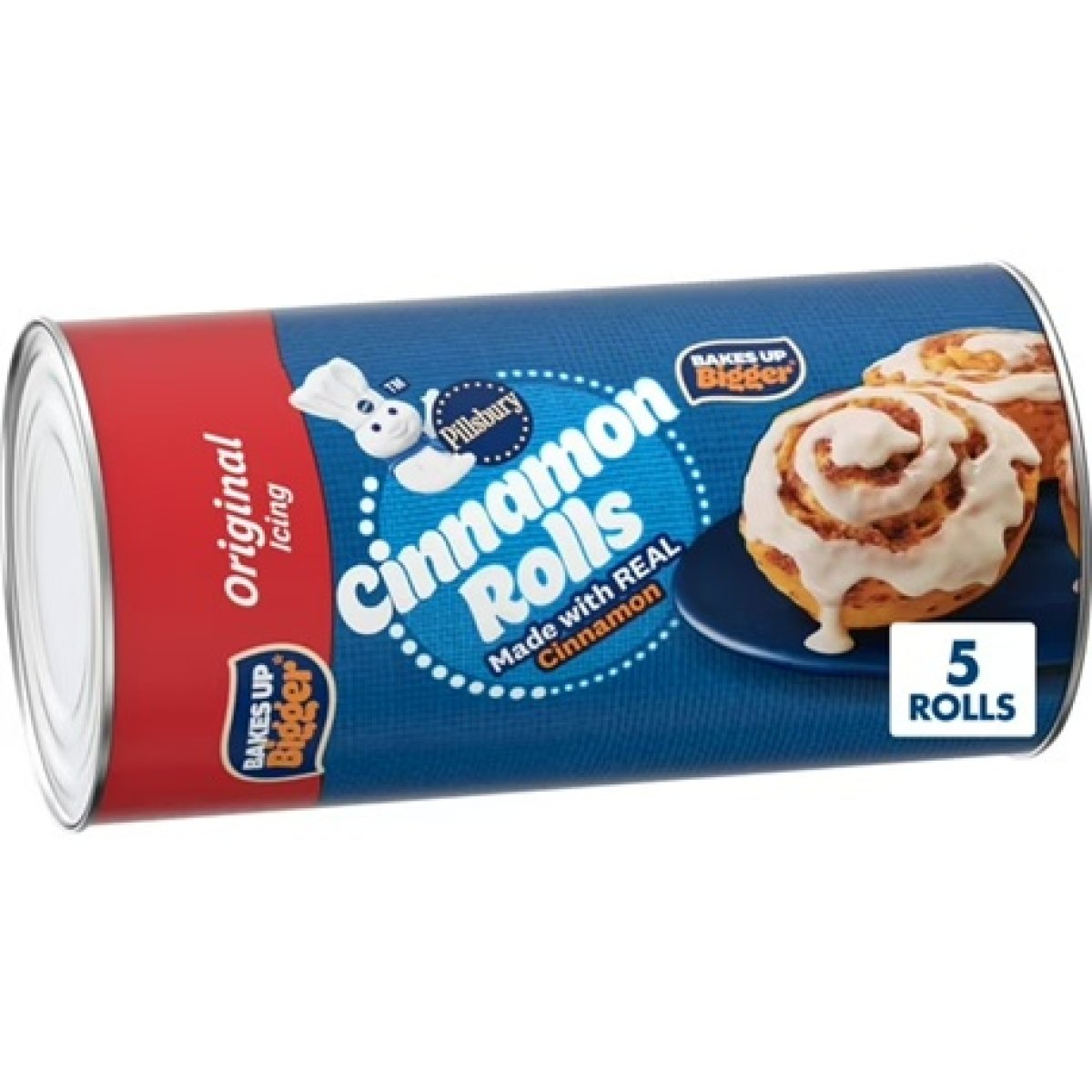 Pillsbury Cinnamon Rolls with Original Icing, 5 Count, 7.3 oz