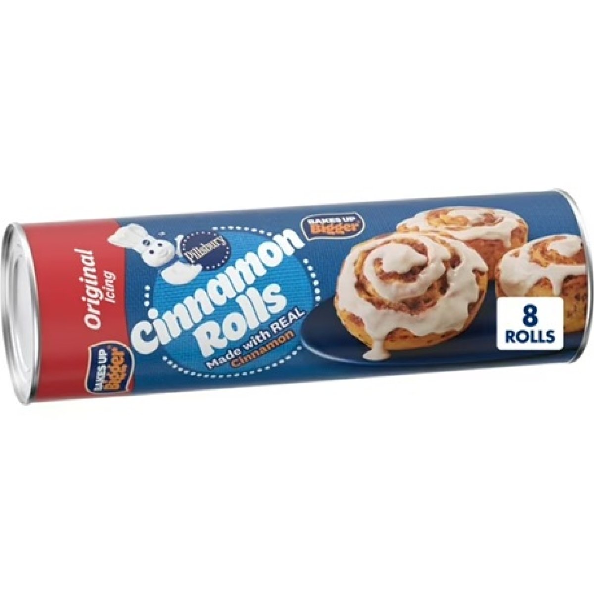 Pillsbury Cinnamon Rolls with Original Icing, 8 Count, 12.4 oz