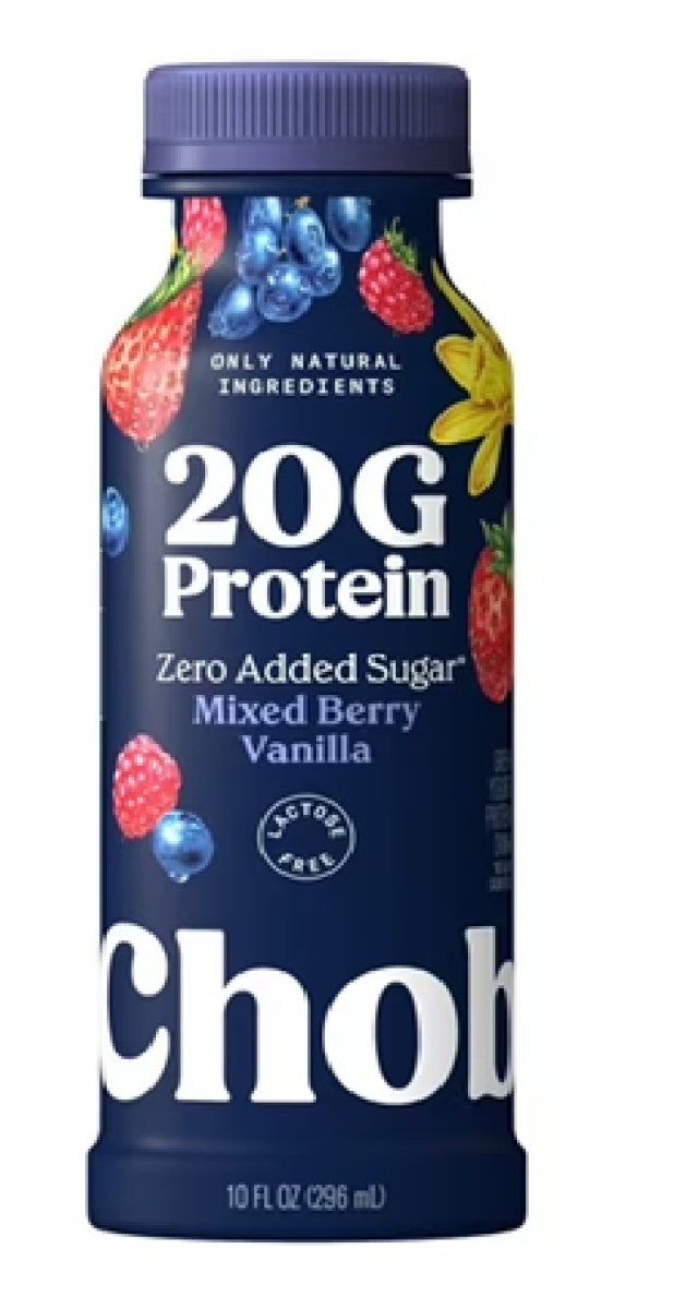 Chobani 20g Protein Low Fat Greek Yogurt Drink Strawberries & Cream 10 fl oz Bottle