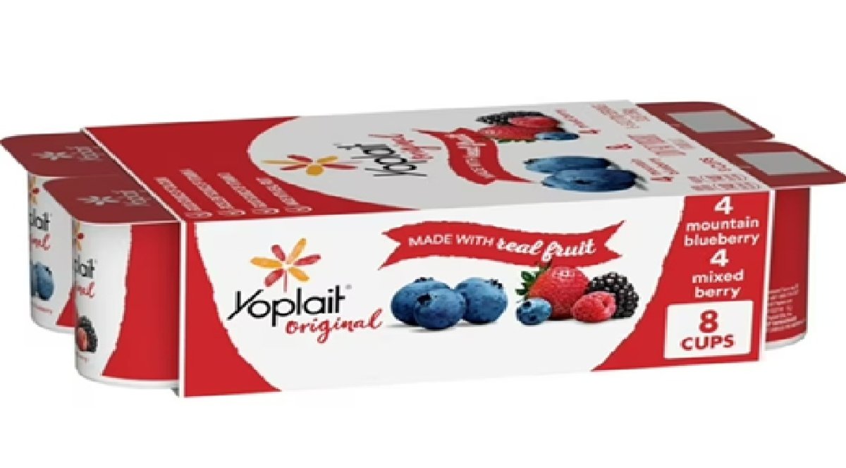 Yoplait Original Variety Pack of Low Fat Yogurt, 8 Cups of Yogurt, 48 oz