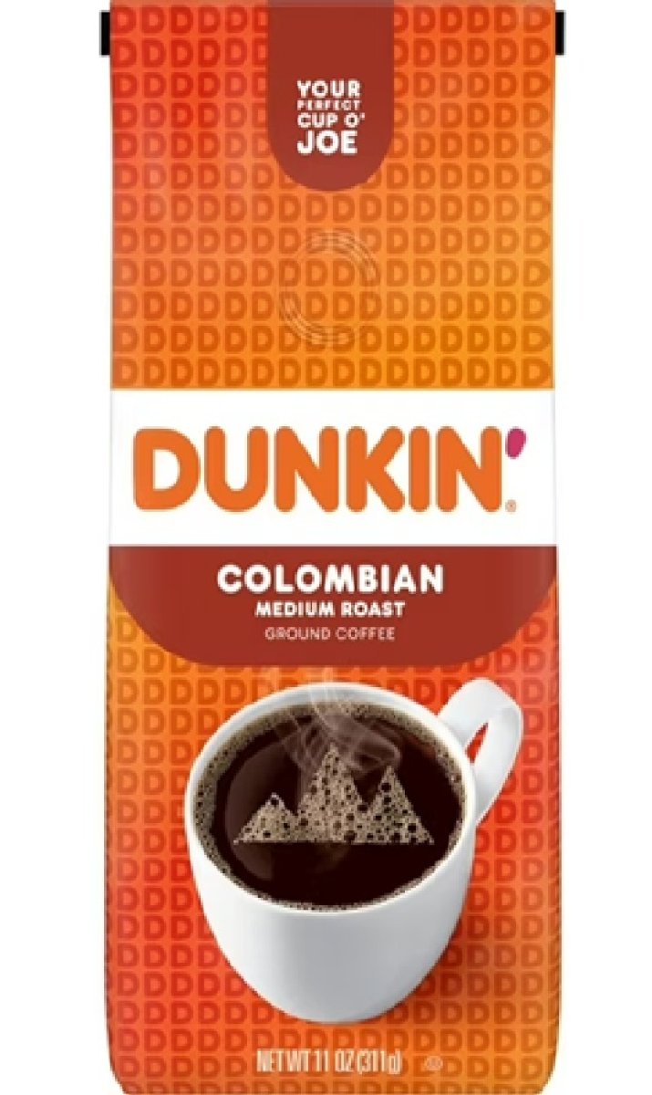 Dunkin' Colombian Ground Coffee Medium Roast 11 oz Bag
