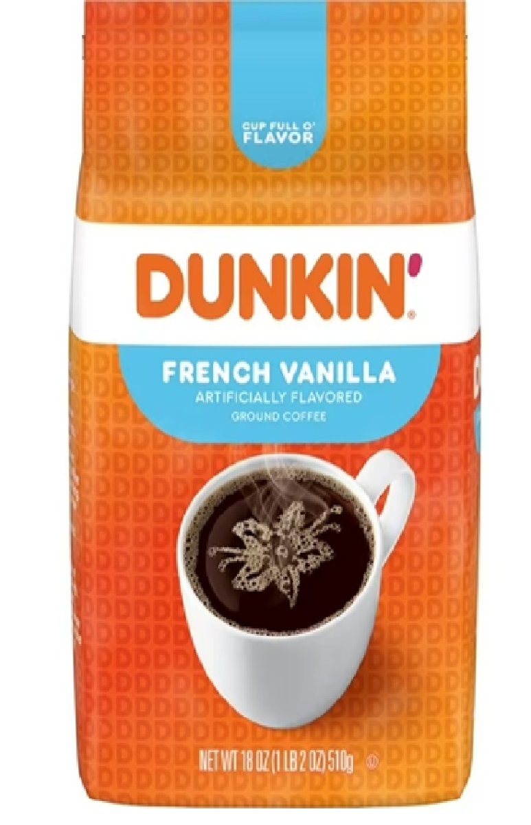 Dunkin' French Vanilla Artificially Flavored Ground Coffee 18 oz Bag