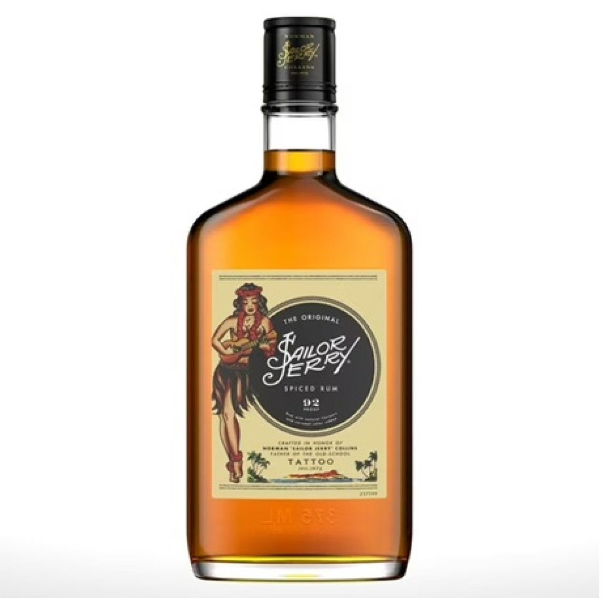 Sailor Jerry Spiced Rum, 375ml Glass Bottle, 46% ABV 92 Degrees