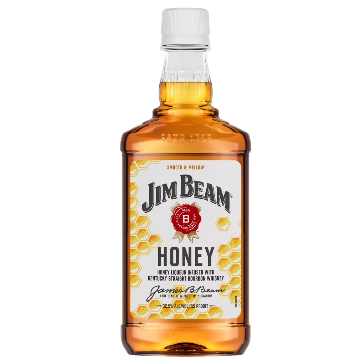 Jim Beam Vanilla Flavored Whiskey Pet Bottle 375ml, 33% Adv