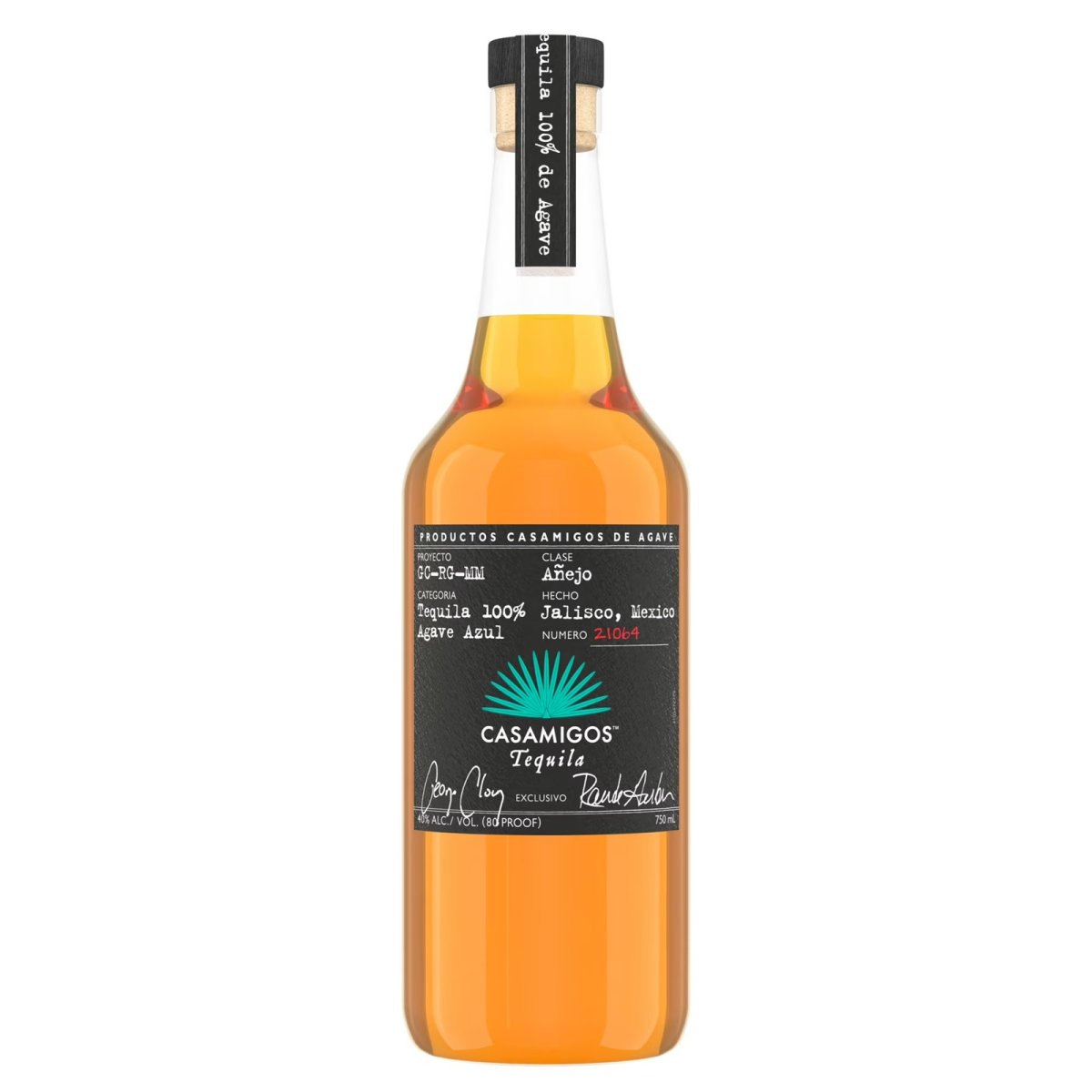 Casamigos Tequila Anejo 750 mL, 40% ABV