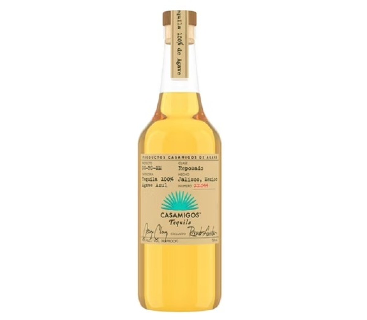 Casamigos Tequila Reposado 750 mL, 40% ABV