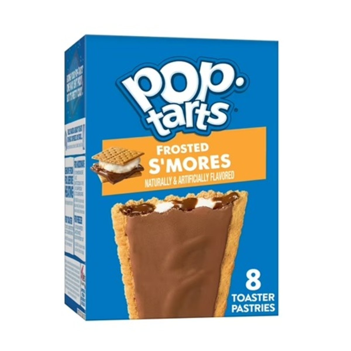 Pop-Tarts Toaster Cakes S'mores Iced Breakfast Foods, Non-Perishable, 13.5 oz (8 Units)
