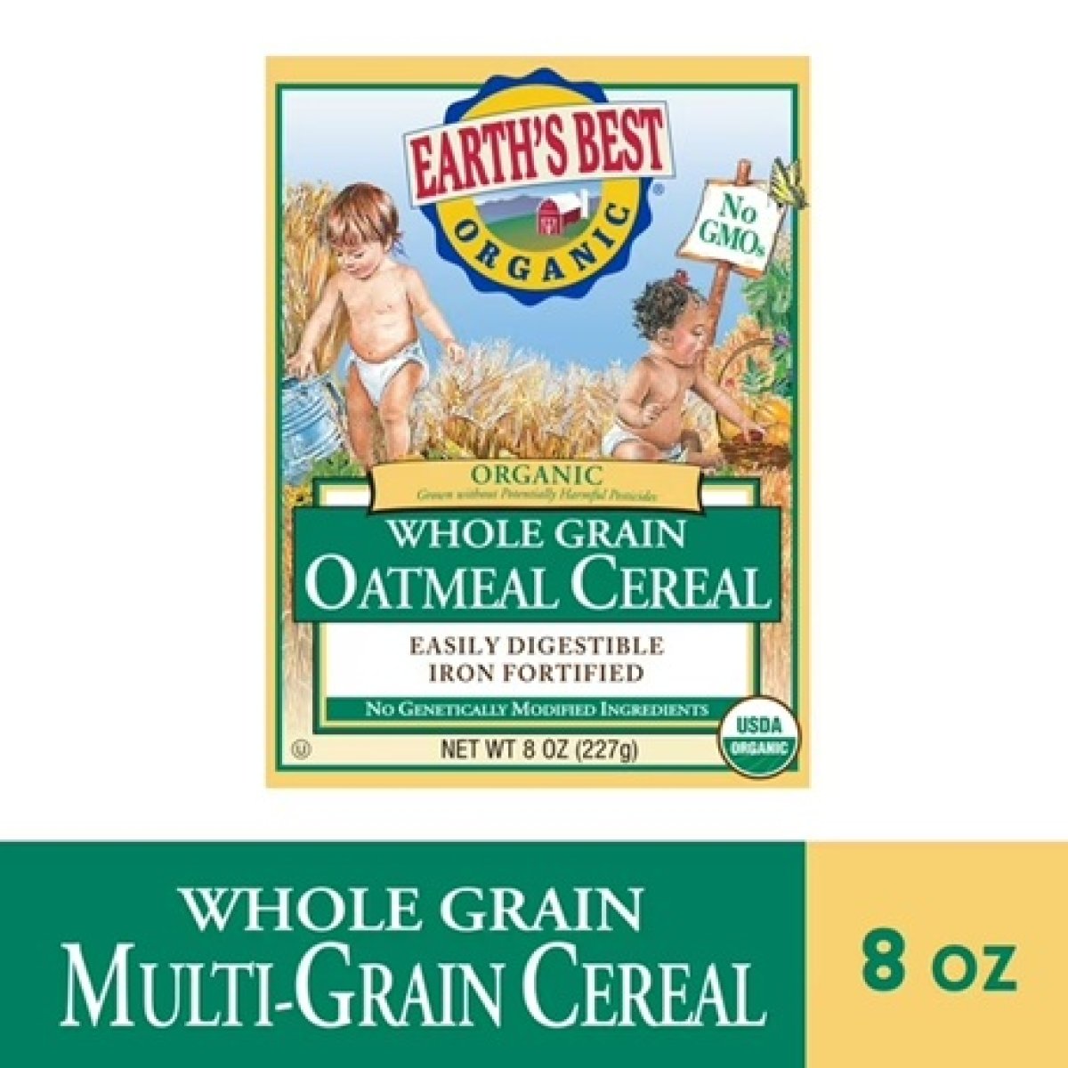 Earth's Best Organic Whole Grain Oat Infant Cereal - 8 oz.