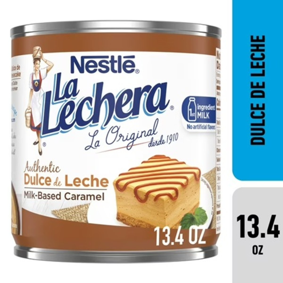 Nestle La Lechera Dulce de Leche Milk-Based Liquid Caramel for Holiday Baking, 13.4 oz Can