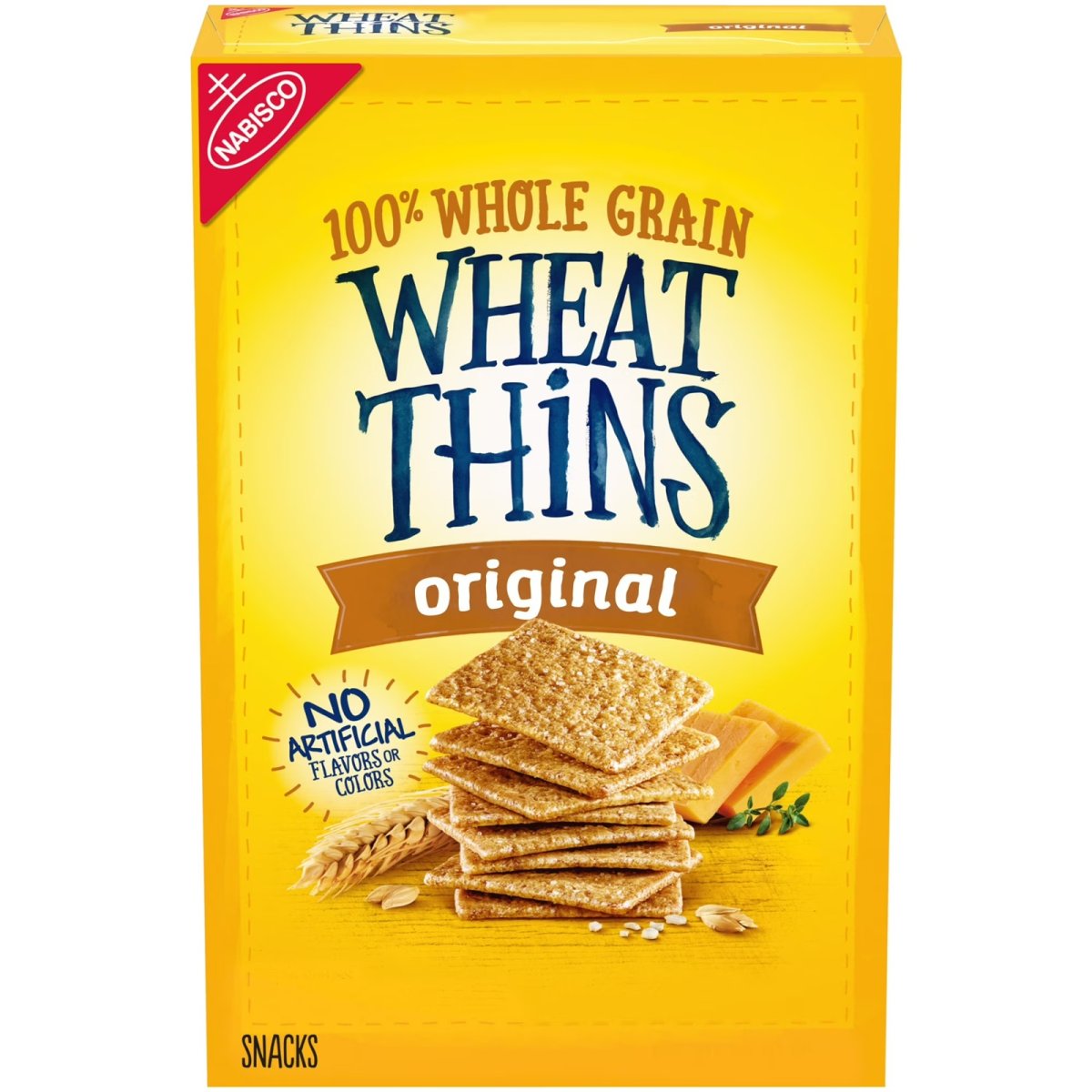 Wheat Thins Original Snacks, Whole Grain Wheat Crackers, Snack Crackers, 8.5 oz