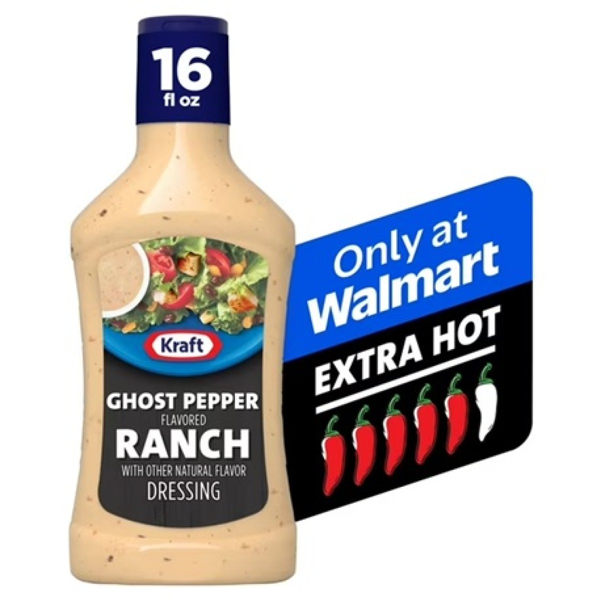 Kraft Ghost Pepper Ranch Dressing 16 fl oz Bottle