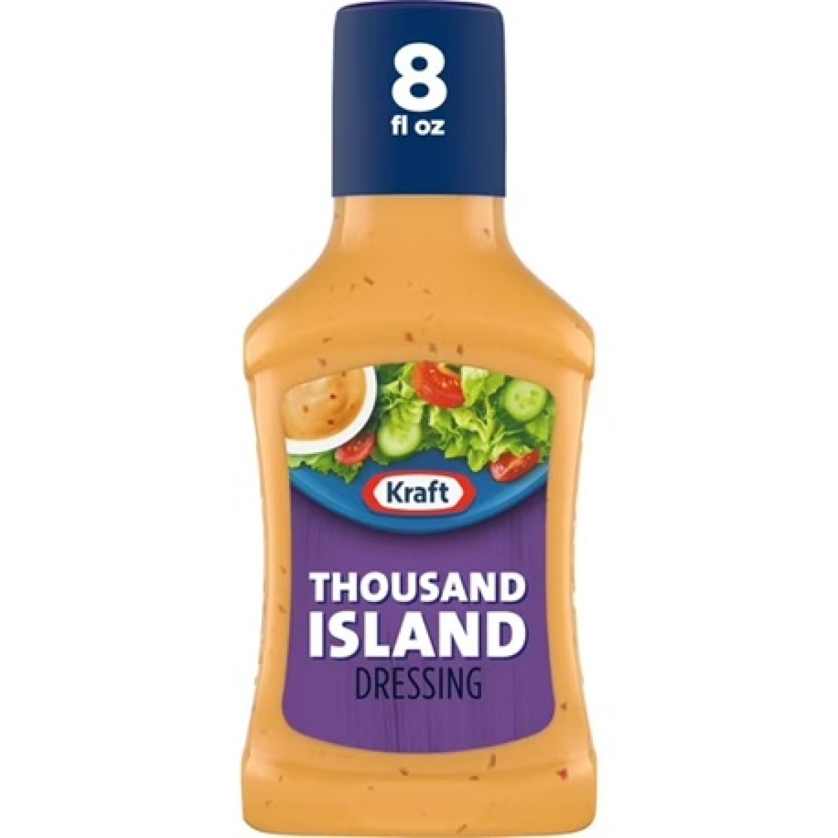 Kraft Mil Island Dressing, 8 fl oz Bottle