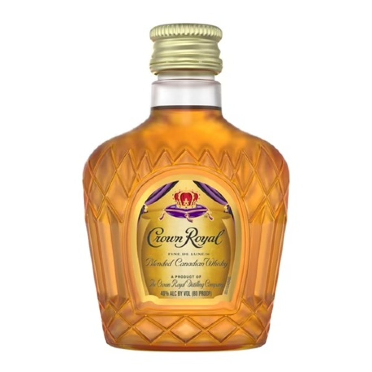 Crown Royal Fine Luxury Blended Canadian Whisky, 50ml Pet Bottle, 40% Abs