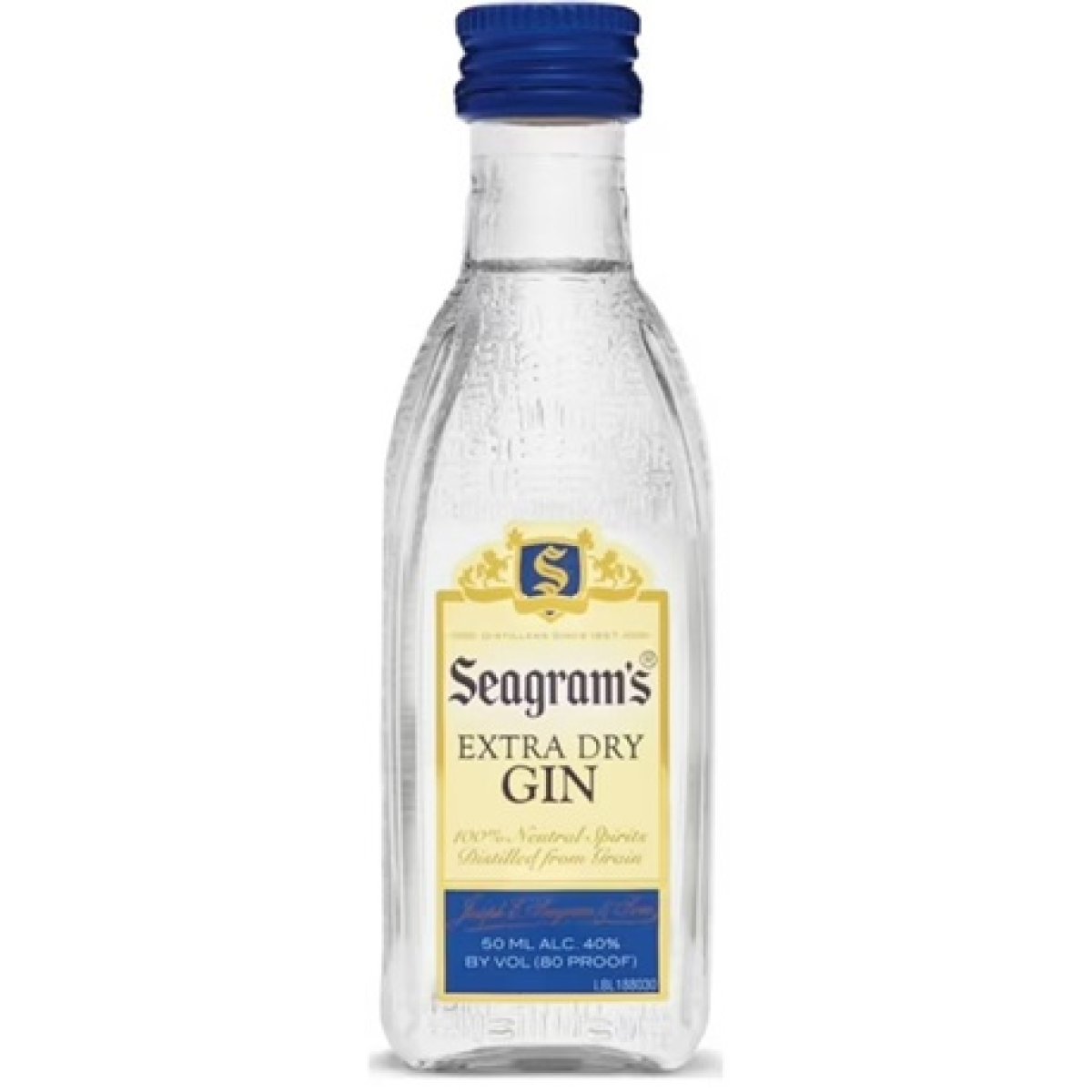 Seagram's Extra Dry Gin 50mL, 80 Degrees