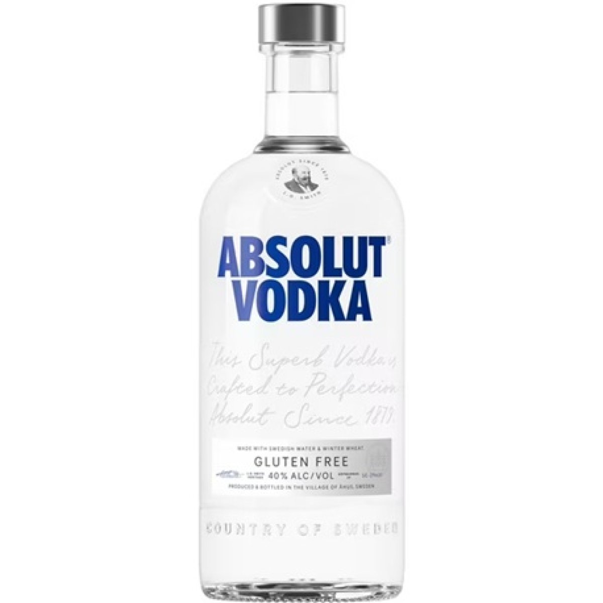 Absolut Vodka Original 750ml Bottle, 40% Abs