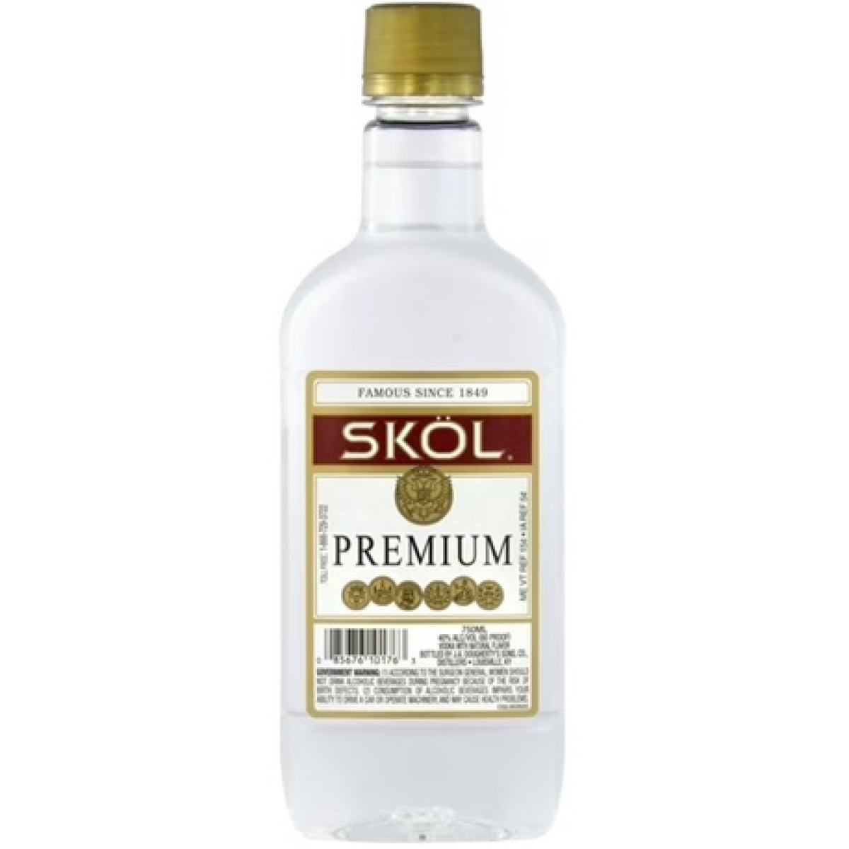 Skol Vodka, 750 ml 80 Degrees