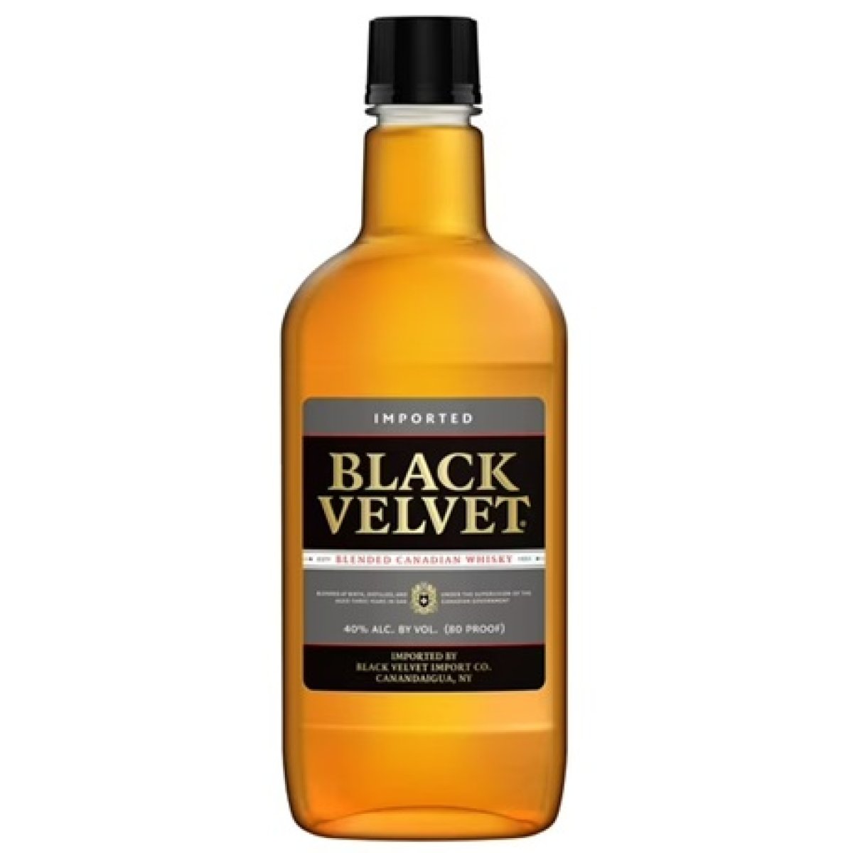 Black Velvet Canadian Whisky, 3 Years Old, 750ml Pet Bottle, 40% ABV