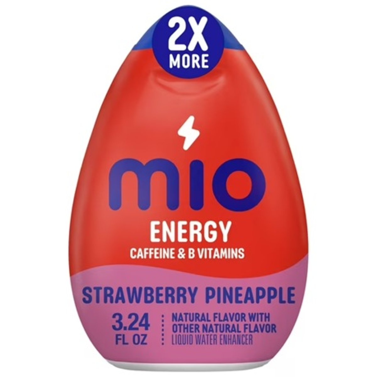 Mio Energy Strawberry Pineapple Flavored with Other Water Booster Naturally Flavored Liquid, 3.24 fl oz Bottle