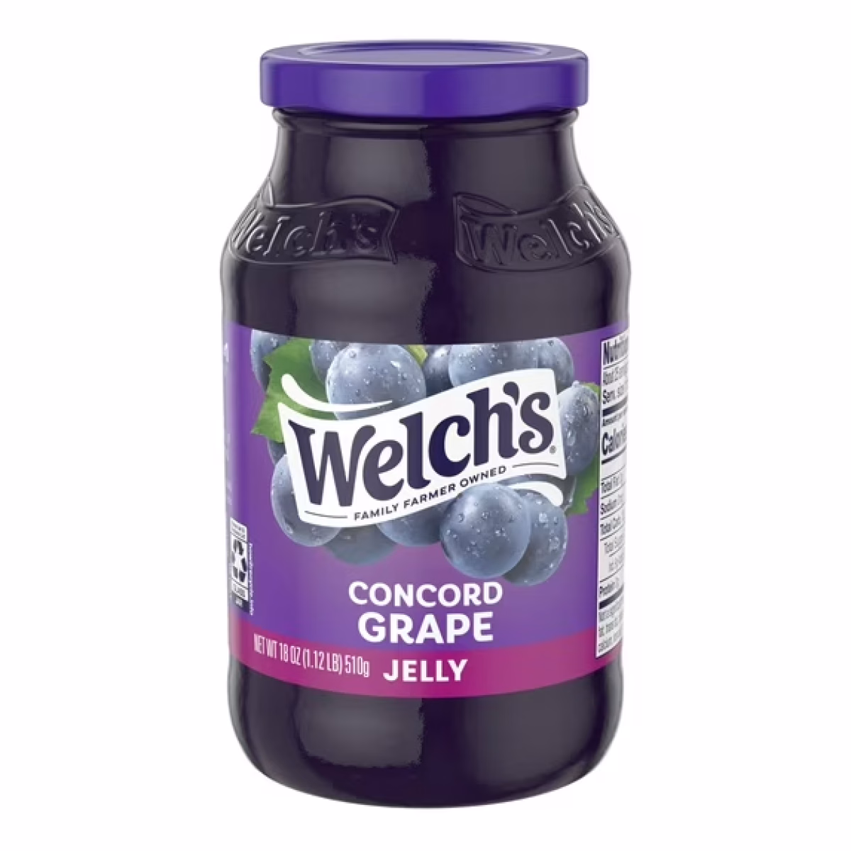 Welch's Concord Grape Jelly, 18 oz Jar