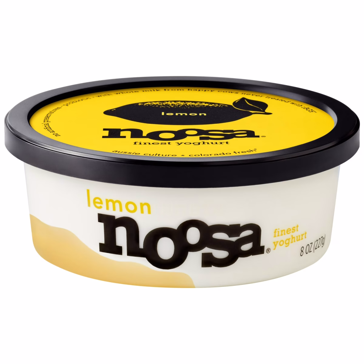 Noosa Yoghurt, Whole Milk Yogurt, Velvety Smooth & Creamy, Lemon, 8 oz Tub