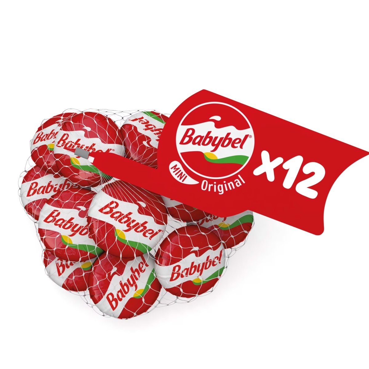 Babybel Cheese Snack Original Flavor, 8.5 oz, 12 Units Net. Cooled